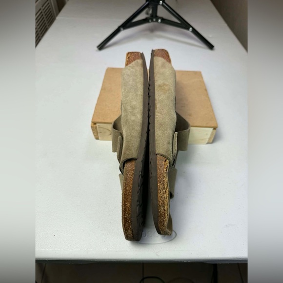 Birkenstock Arizona Soft Footbed Taupe Suede Men Regular Sandal Sz 48 / US 15 - Picture 9 of 14